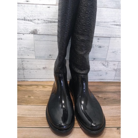 MICHAEL Michael Kors Blakely Rain Boots Size 8 - Picture 3 of 8